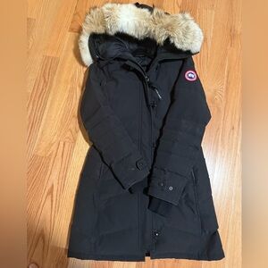 Canada Goose Black Ski Jacket with Fur Hood